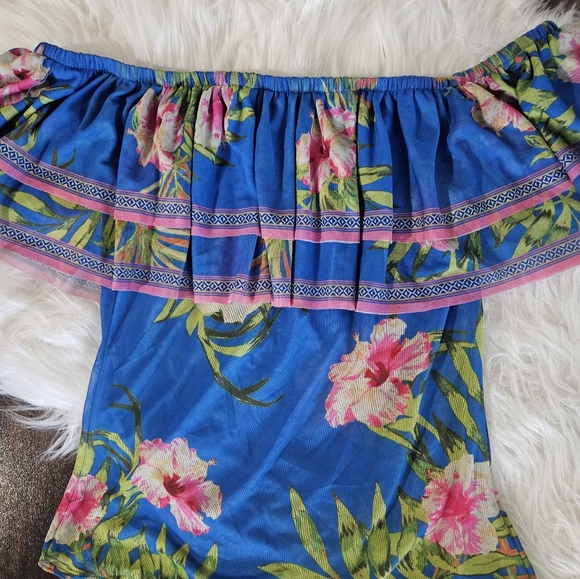 Fashion Nova Blue Bodysuit - Picture 3 of 5